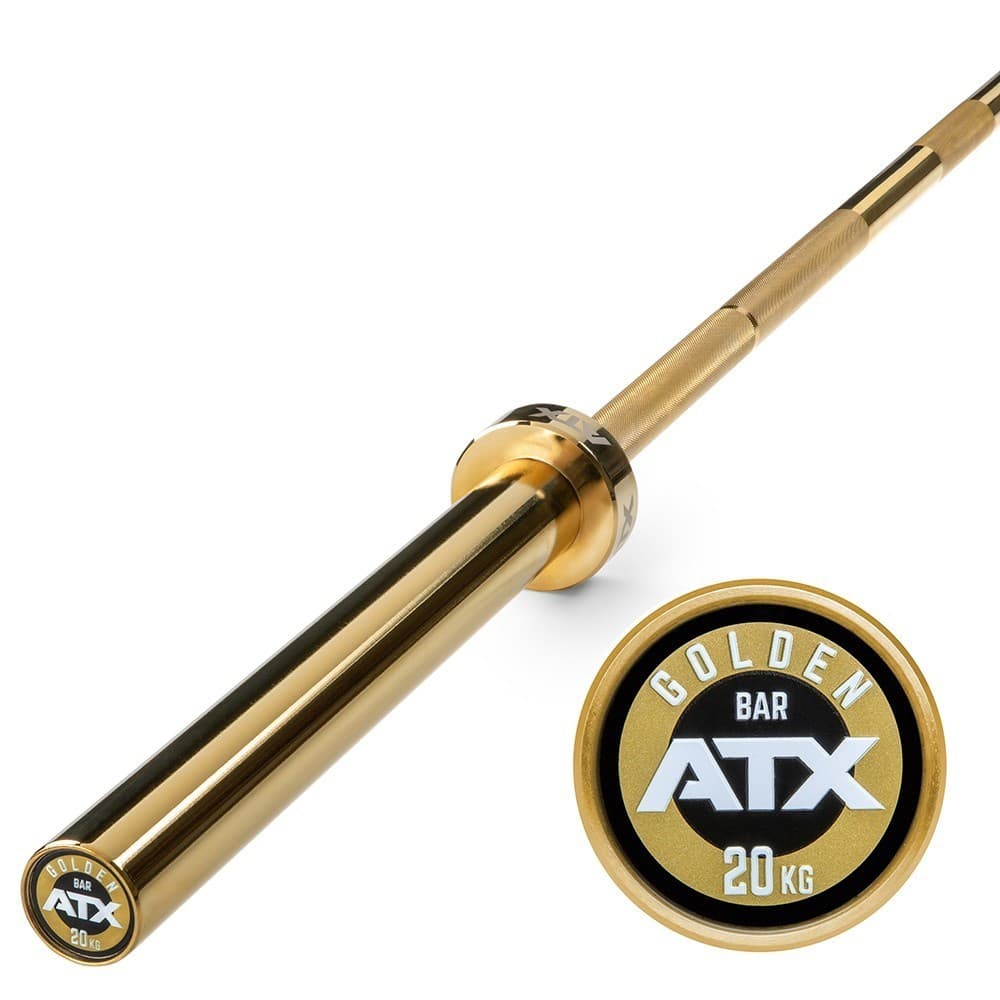 ATX® The Golden Powerlifting Bar voimanostotanko