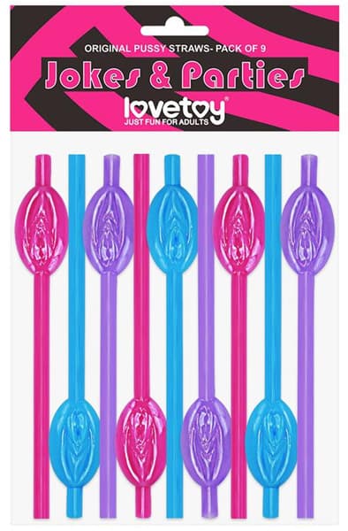 Lovetoy Pussy Straws 9-pack Pilli