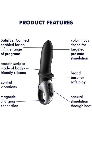 Satisfyer Hot Passion Sovelluksella ohjattava eturauhasvibraattori view 2