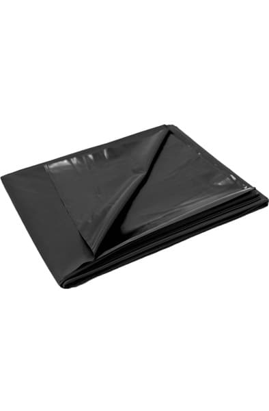 Kiotos Bed Sheet Cover Thin Black 220 x 130 cm Seksilakana