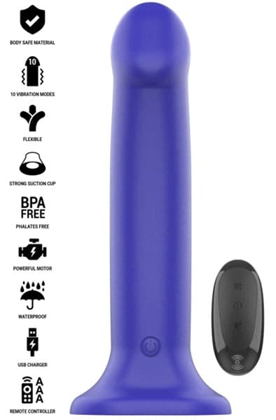 Victoria Vibrator 10 Modes Remote Control Värisevä dildo
