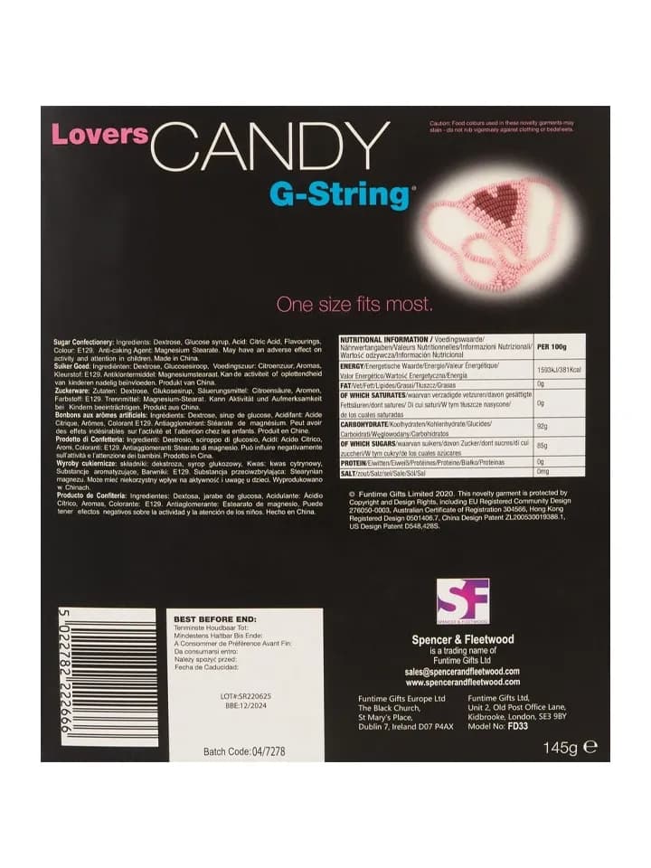 Lovers Candy G-String Stringit view 2