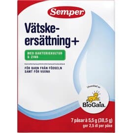 Semper Vätskeersättning+ 7 pussia