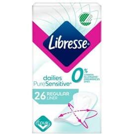 Libresse Pure Sensitive Dailies Regular 26 kpl