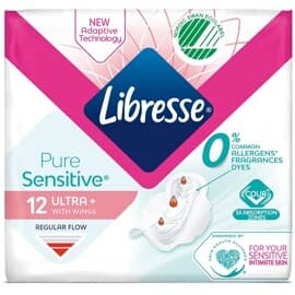 Libresse Pure Sensitive Ultra+ Wing 12 kpl