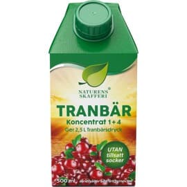 Naturens Skafferi Tranbärskoncentrat 1+4 0,5 litraa