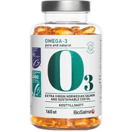 Biosalma Omega-3 pure and natural 160 kapselia