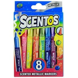 Scentos Metallic -tussit, 8 kpl