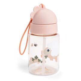 Done by Deer Straw Bottle 280 ml Tiny Farm Powder
