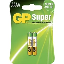 GP Batteries GP Alkaline Battery AAAA, 2-pack