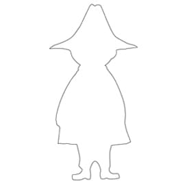 Mumin Muumi Nuuskamuikkunen Piparkakkumuotti S