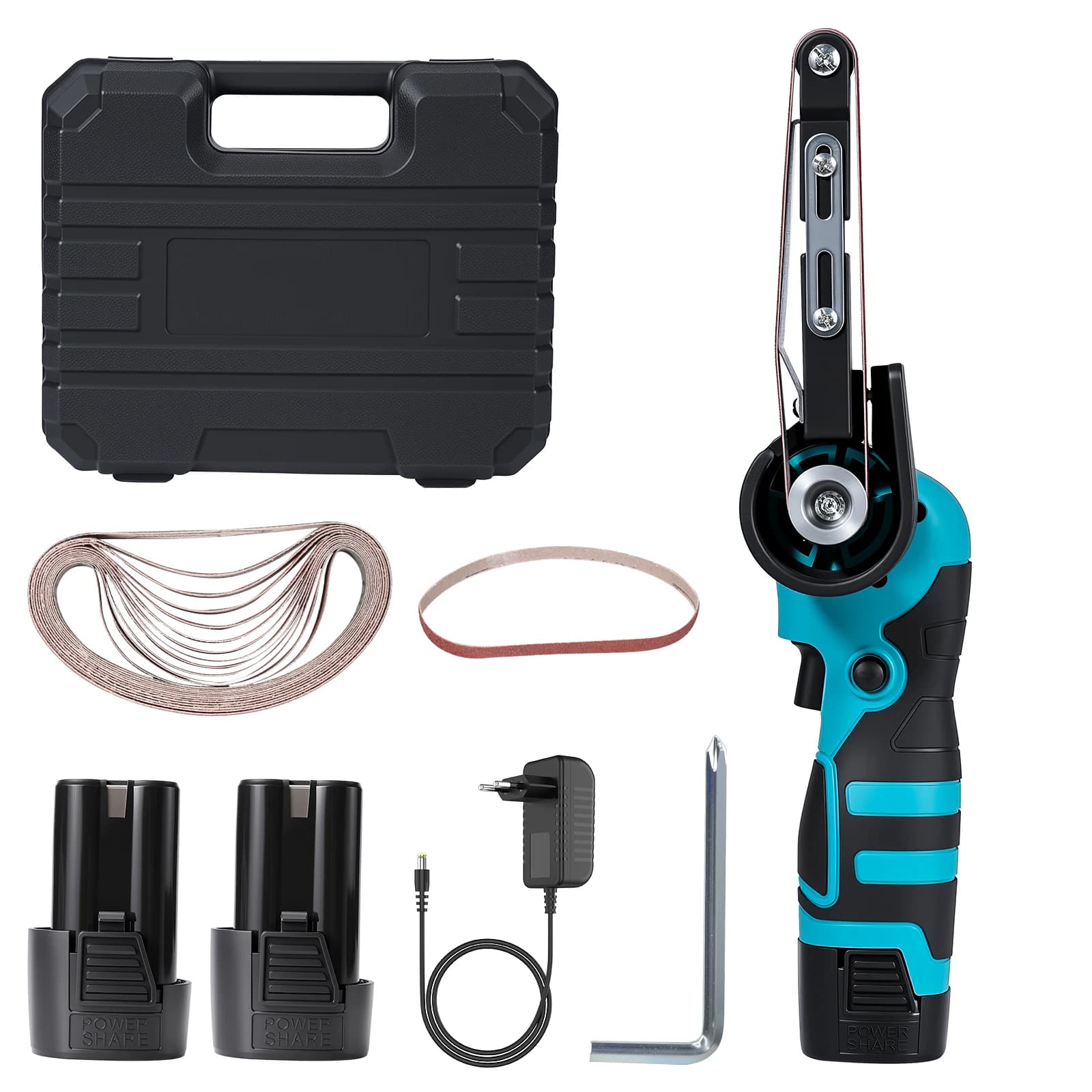 300W Electric Mini Belt Sander Sand Angle Grinder Tool 10000rpm Cordless Sand Belt Polisher Wood Metal Polishing Power Tools