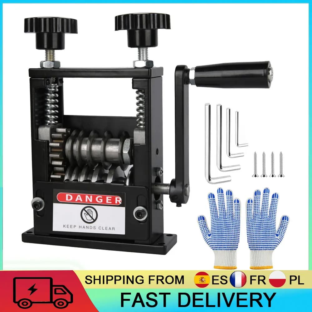 Dual-Drive Wire Stripper 3-17mm,Manual Hand Crank & Electric Drill Compatible Portable Cable Stripping Tool for Copper Wire Recovery Scrap Wire