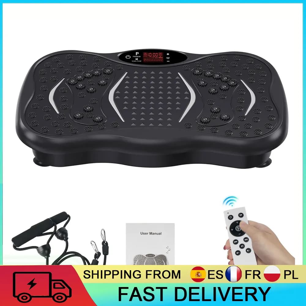 150W Vibration Plate Exercise Machine EU Plug 99 Speed Gears 150KG High Load Capacity Vibration Fitness Platform  Ultra Quiet Motor With Remote