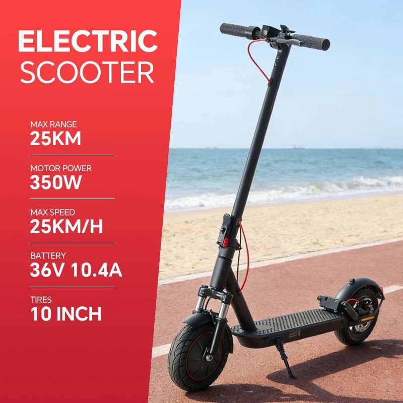 Adult electric scooter, two-wheel balance scooter, foldable scooter, light electric vehicle