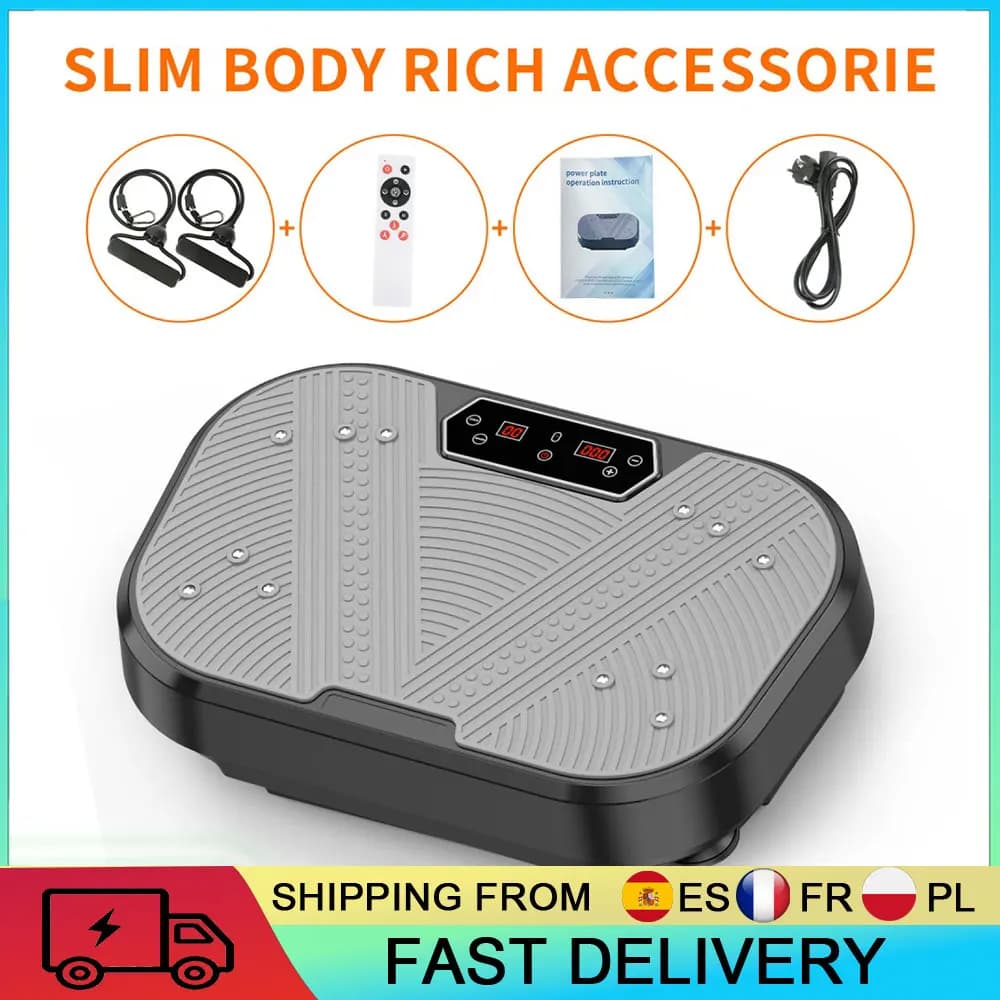 120 Levels Vibration Plate 250kg Capacity Vibration Fitness Machine Vibration Platform Full Body Workout For Home Use / Office