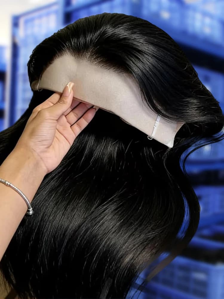 300% High Density Vietnamese Glueless Preplucked Human Wigs Ready to Go Straight 13x4 13x6 HD Lace Frontal Wigs Pre Plucked Wigs