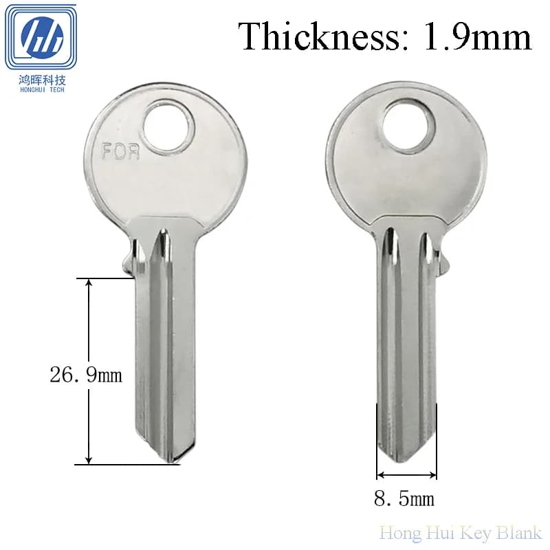 5-100pcs/lot Key Blank Embryo Empty for Yale Forklift Cylinder Lock Locksmith Tools House Door Copy Clone DIY Duplicate