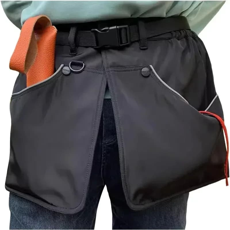Dog Training Suit Waterproof Oxford Cloth Dog Training Apron with Adjustable Waistband Multiple Pockets for Outdoor Training