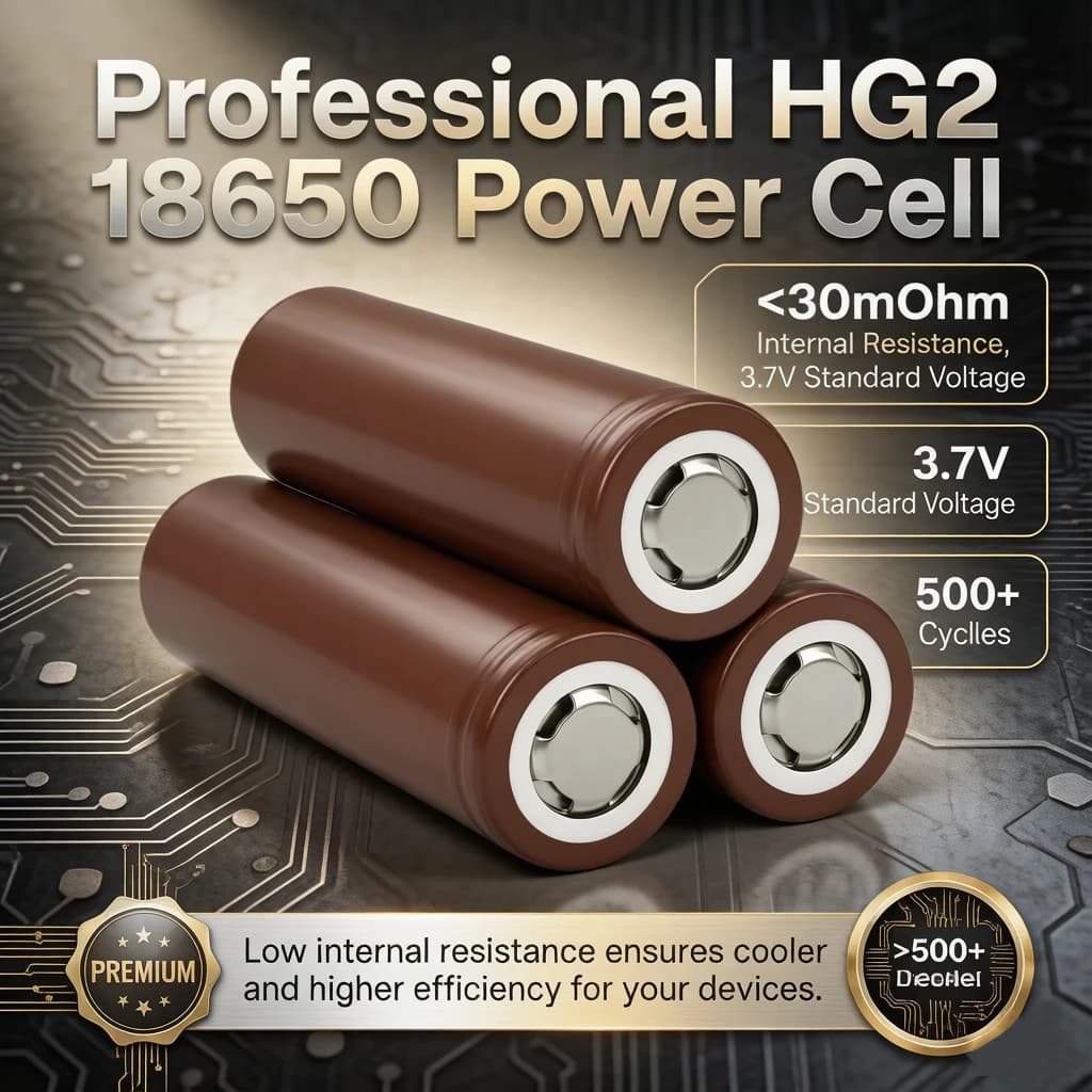 100% New Original HG2 18650 3000mAh batteries 3.6V discharge 20A dedicated 3.7v Power Rechargeable battery