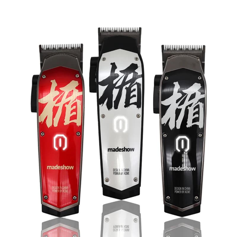 Madeshow M10+ Professional Hair Clipper For Man Barber 0mm Bald Head Trimmer 2200mAh Finishing Hair Cutting Machine 7000 RPM
