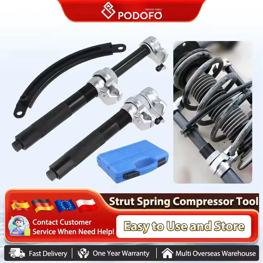 Podofo Car Repair Special Tool Shock Absorber Spring Compressor Shock Absorber Spring Remover Shock Absorber Spring Disassembly