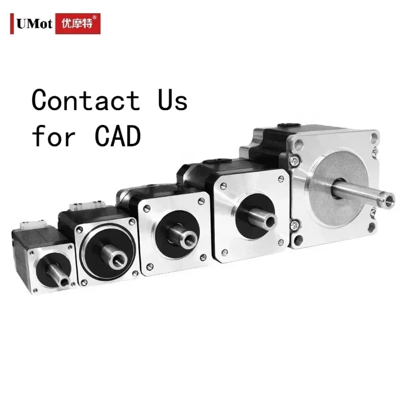 UMOT Mini Nema 8/11/14/15/17/23 Hollow Shaft Stepper Motor Cnc Double Hollow Shaft Step Motor Shaft Diameter 5/8mm Hole 3/4.2mm