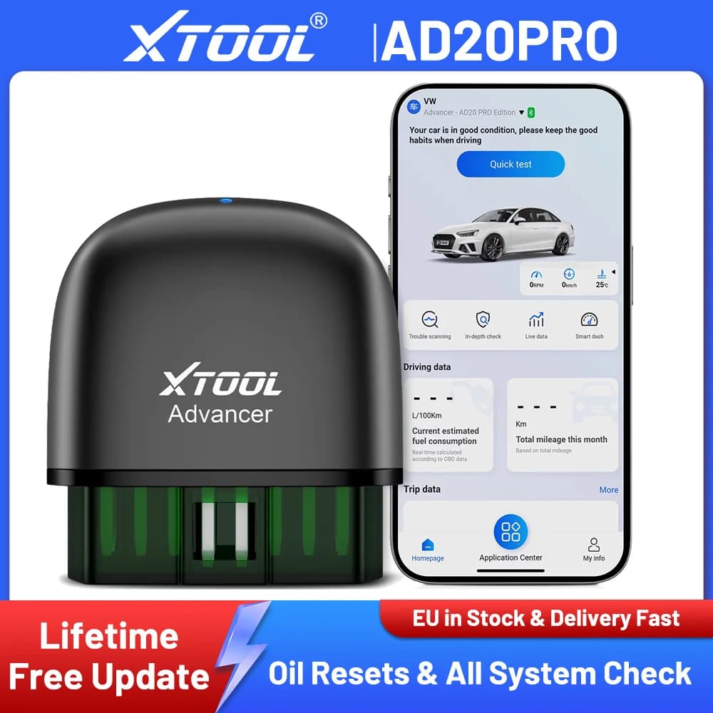 XTOOL Advancer AD20Pro Wireless OBD2 Scanner All System Auto Diagnostic Tools Bluetooth Code Read PK ELM327 Lifetime Free Updates For Android/IOS