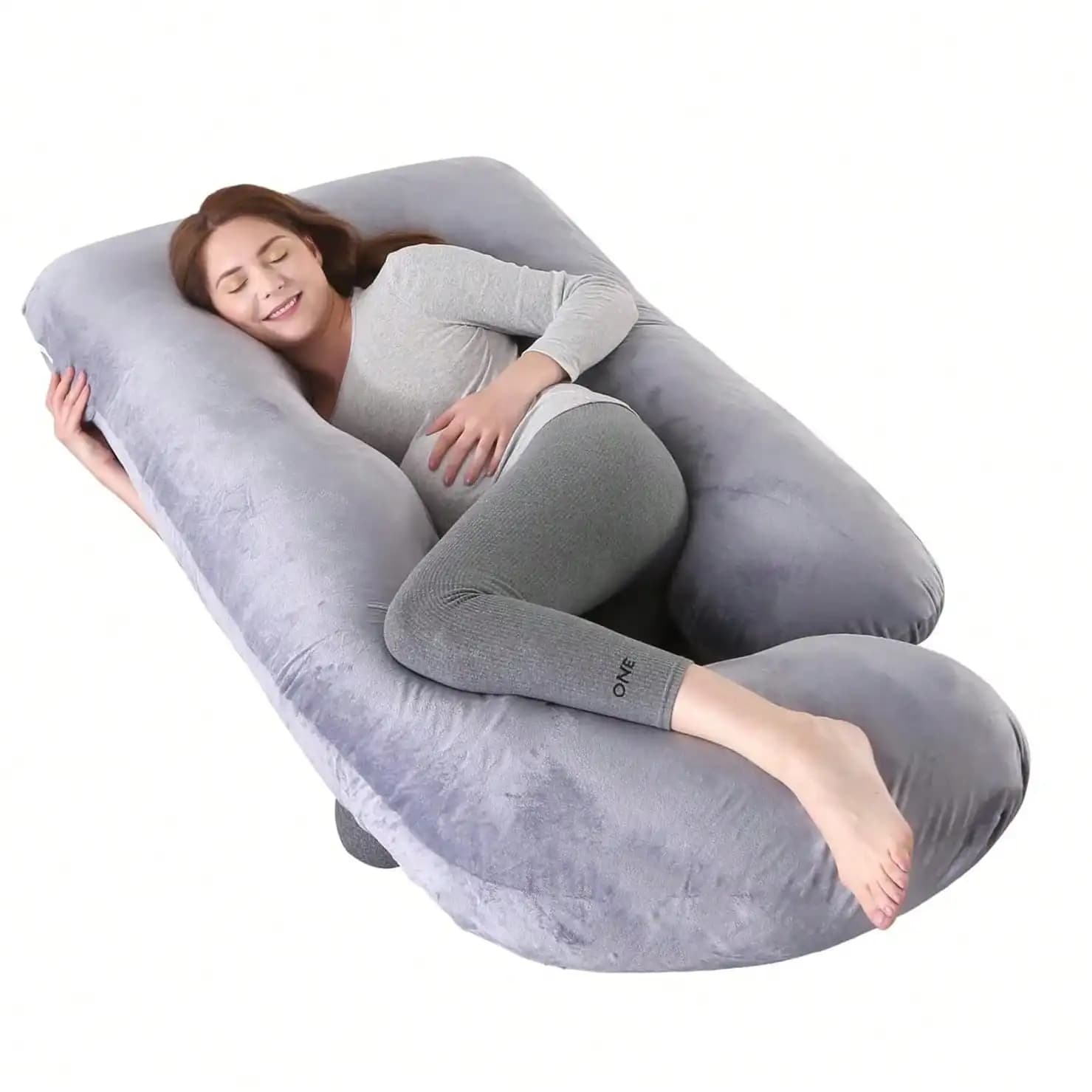 Pregnancy Pillows for Sleeping, G Shaped Full Body Maternity Pillow with Removable Cover - Support Pregnancy Pillow for Women