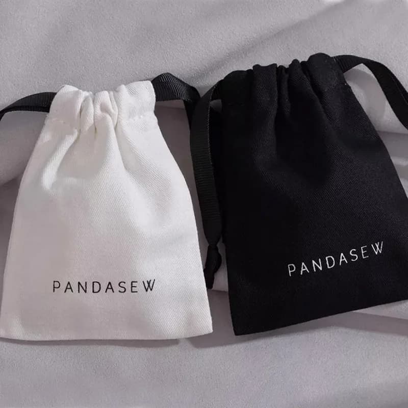 Higher Quality Cotton Gift Bags 5x7cm(2"x2.75") 7x9cm 11x14cm 15x20cm(6x8in) Makeup Drawstring Pouches