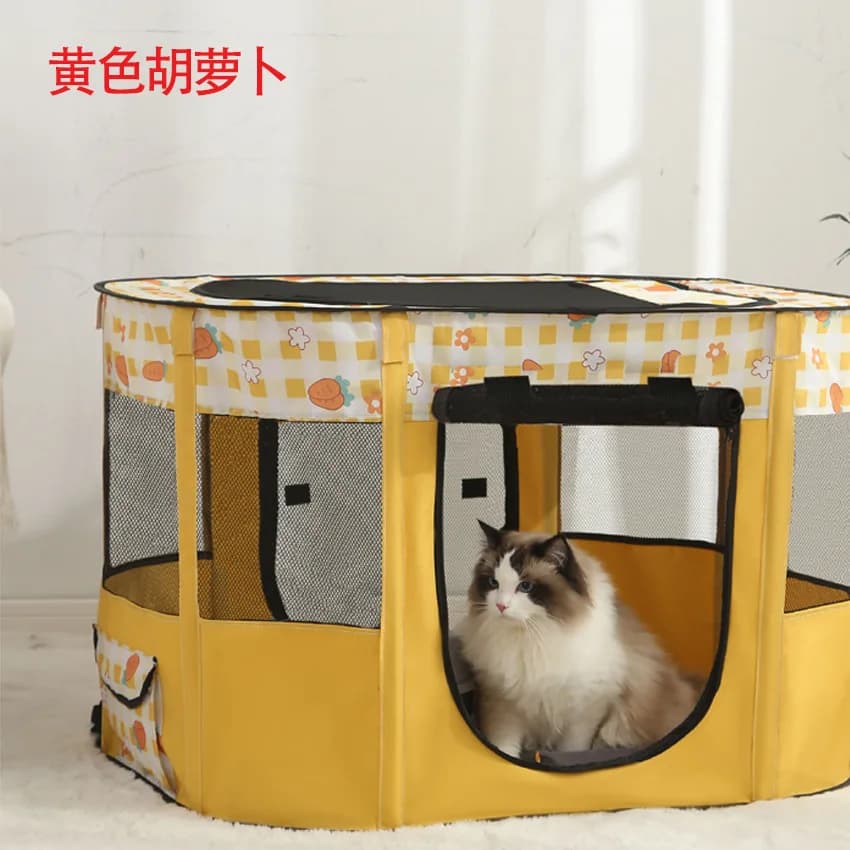 Cat delivery room Breathable cat litter dog litter foldable pet delivery room Enclosed cat delivery room Pet tent