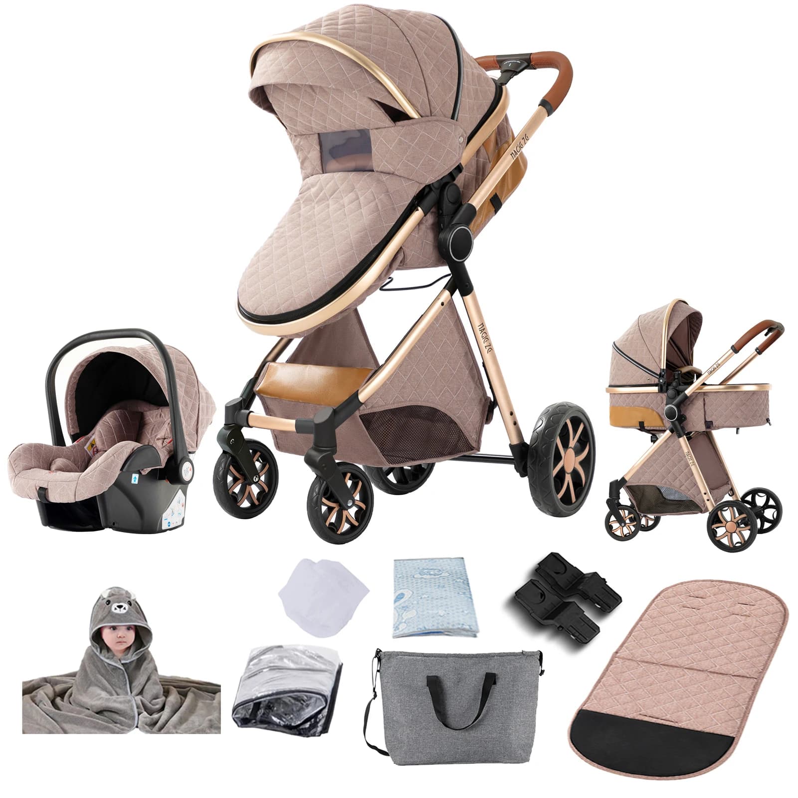 Baby newborn carriage pram oven 1 Stroller 3 in stroller for newborns newborn baby light baby stroller oven-body strollers card baby strollers with