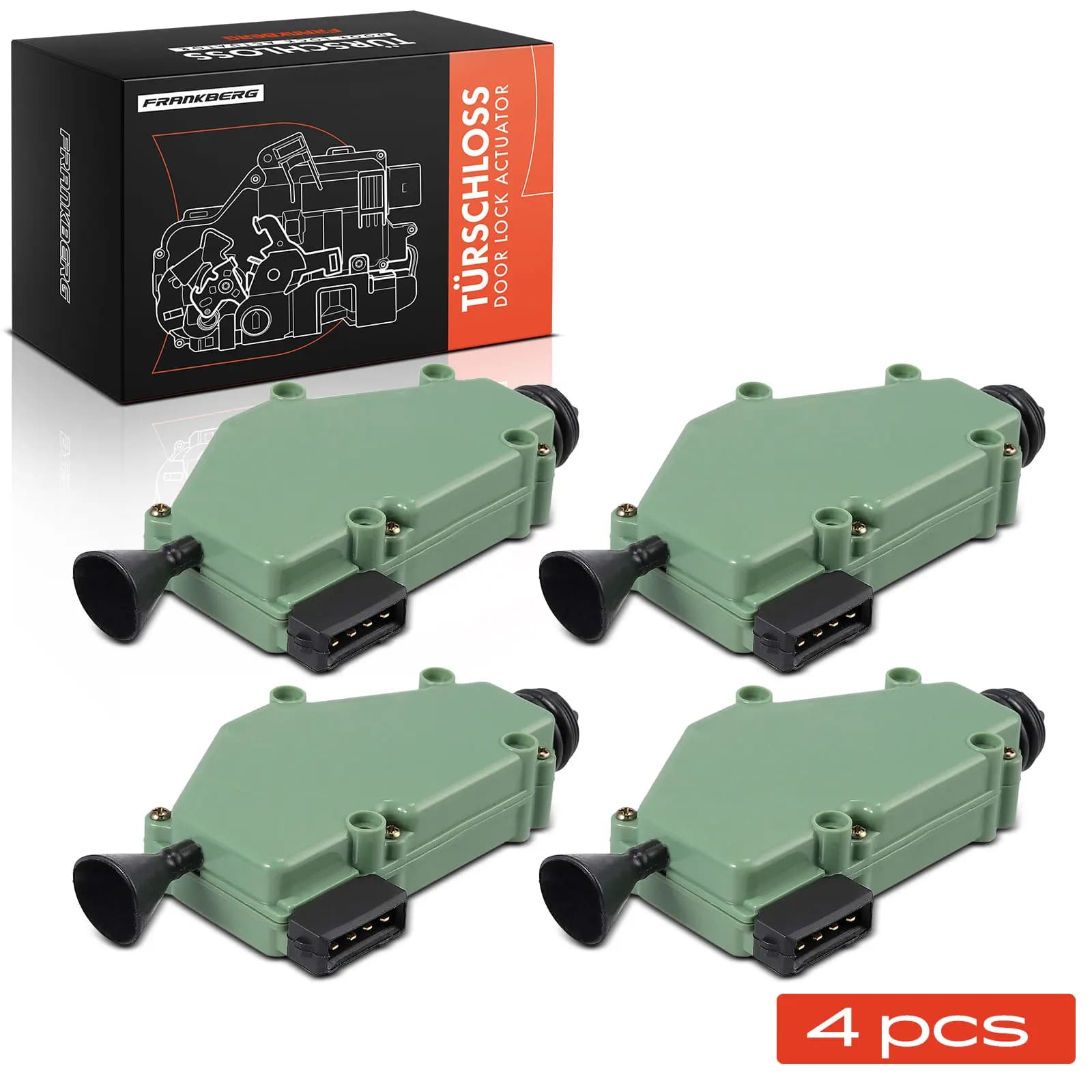 Frankberg 4x Door Lock for VW Transporter III/IV T3/T4 Bus Van 7D0959781A 255959781A 701959781 255959781