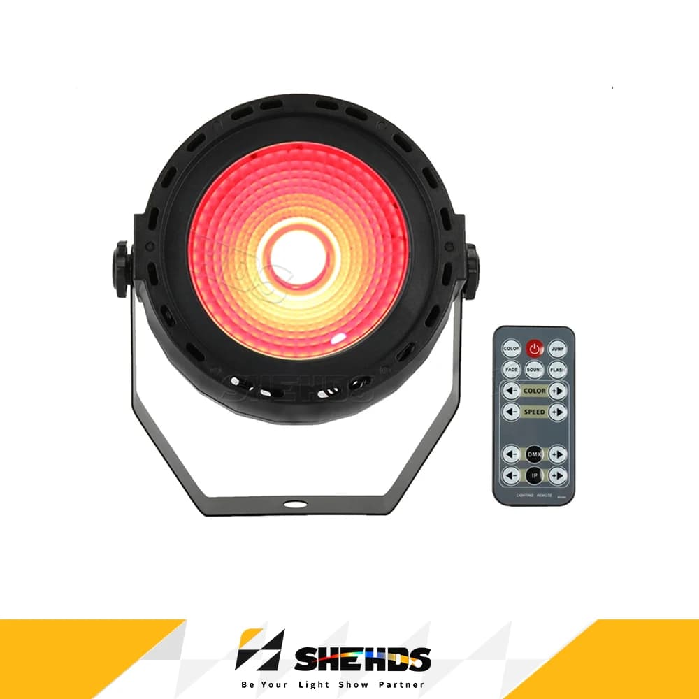 SHEHDS 30W Wireless RGB Par LED COB Remote Control LED Light For DJ Party Wedding Home DMX Stage Lighting Effect