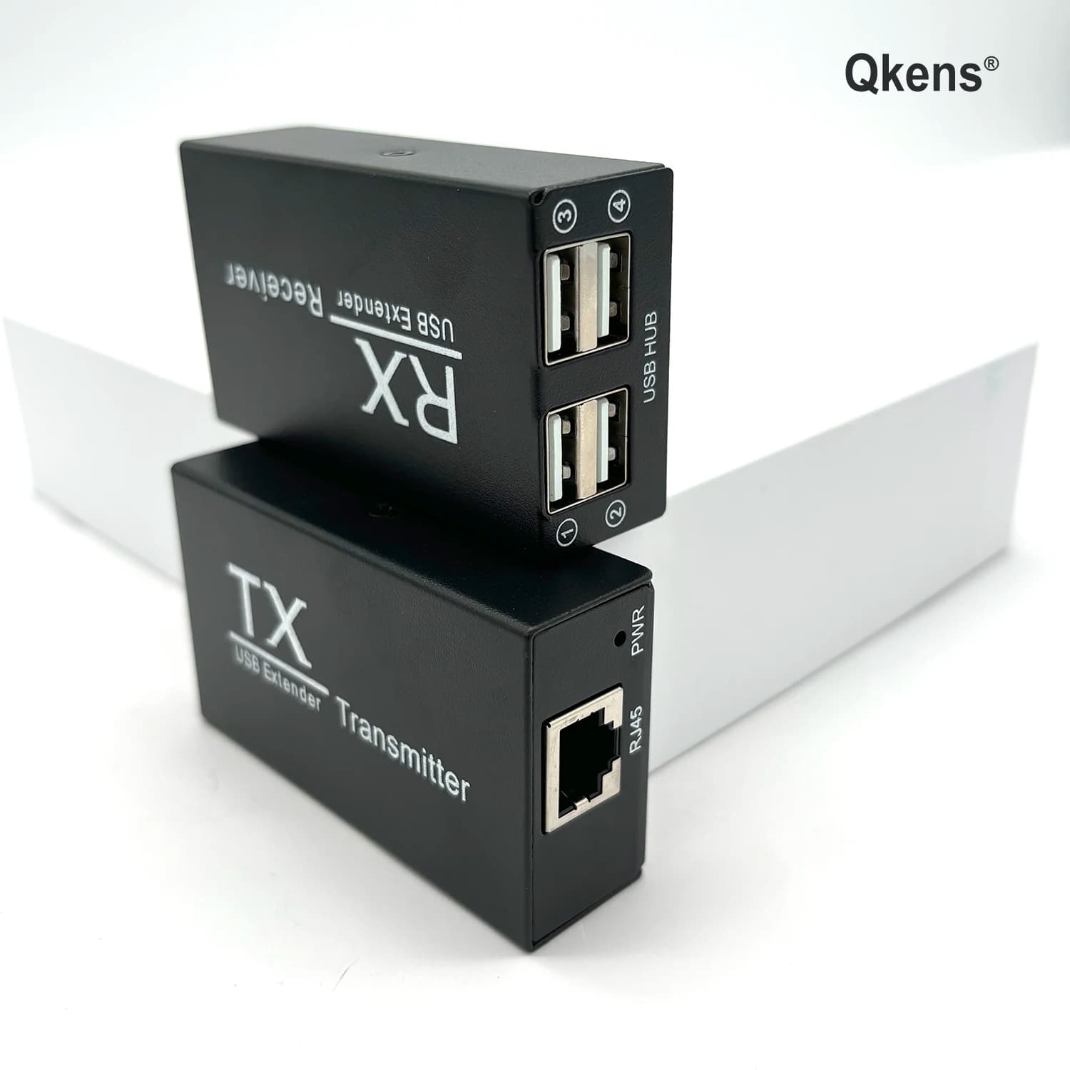 1 Set 4 Port USB Extender Up To 120M Over CAT6 Ethernet Cable Usb Hub Adapter for Laptop PC Computer Keyboard Mouse U Flash Disk