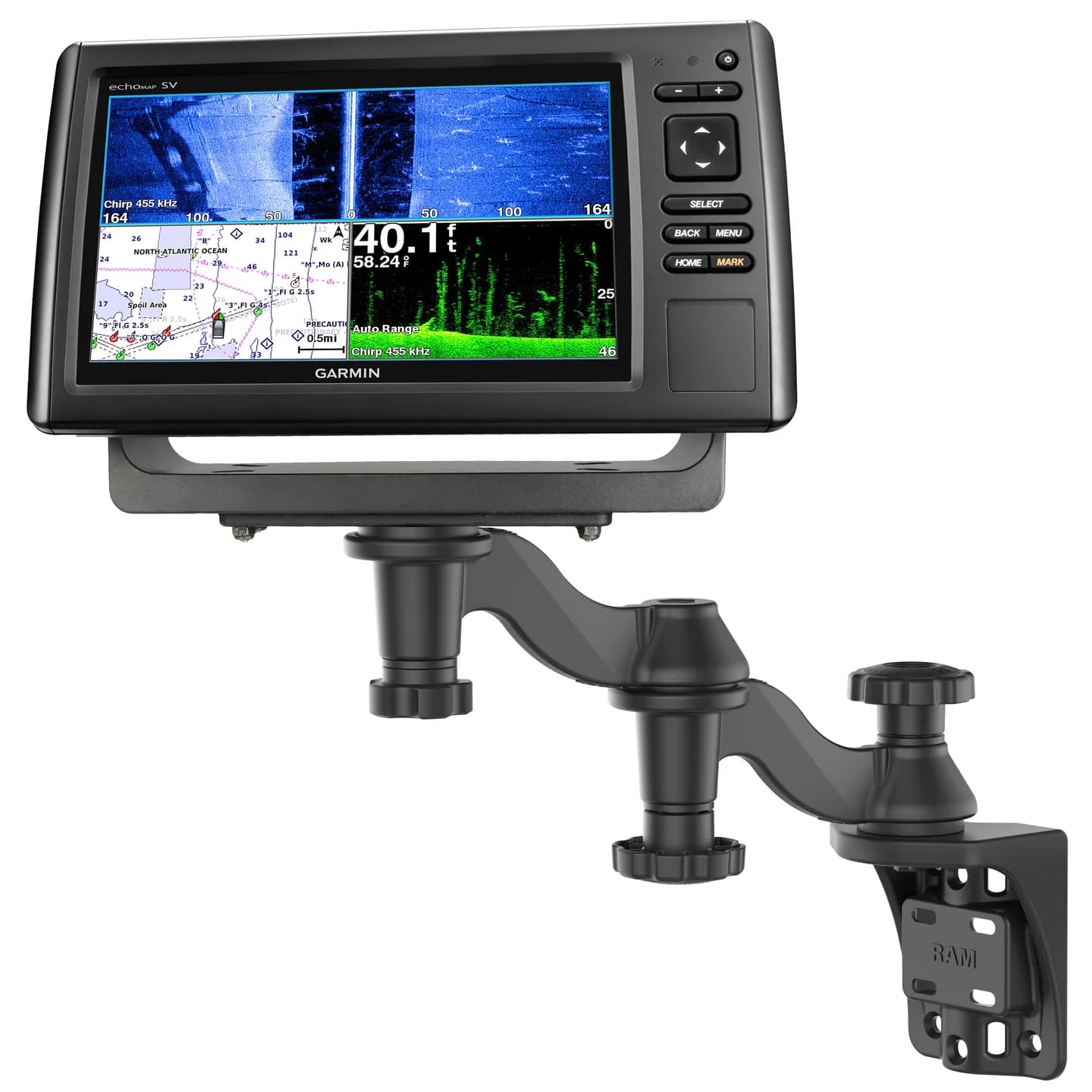 RAM Mount tuplakääntövarsikiinnike RAM-109V-1U