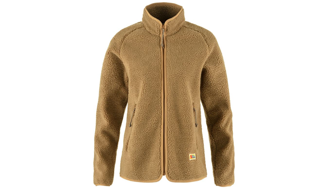 Fjällräven Vardag Pile Fleece W Brown Naiset - Hupparit ja collegepaidat Fjällräven - Ruskea - F84789-232-XS - Size: XS