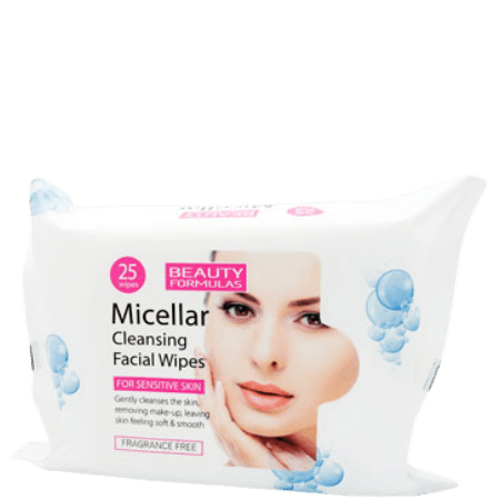 Beauty Formulas Micellar Cleansing Wipes - 25 pcs