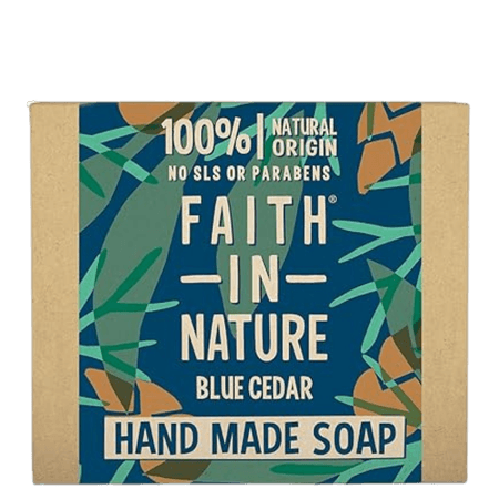 Faith In Nature Blue Cedar Handmade Soap – 100 g