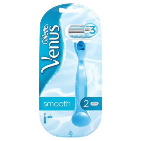 Gillette Venus Smooth Scraper + 2 Razor Blades