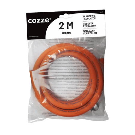 Cozze ® Hose for regulator 2 0m (incl. 2 clamps)