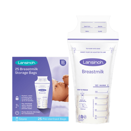 Lansinoh Milk Storage Bags – 25 pcs
