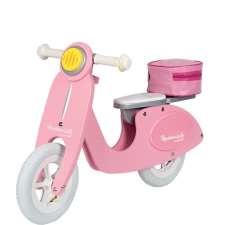 Janod Mademoiselle Pink Balance Bike - 3-5 Years