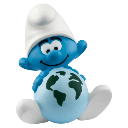 Schleich Sustainability Smurf Mini Figure