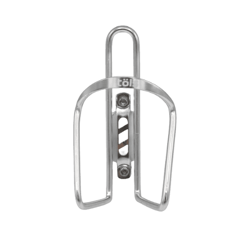 Töls Aluminium Bike Bottle Cage - Brushed Steel