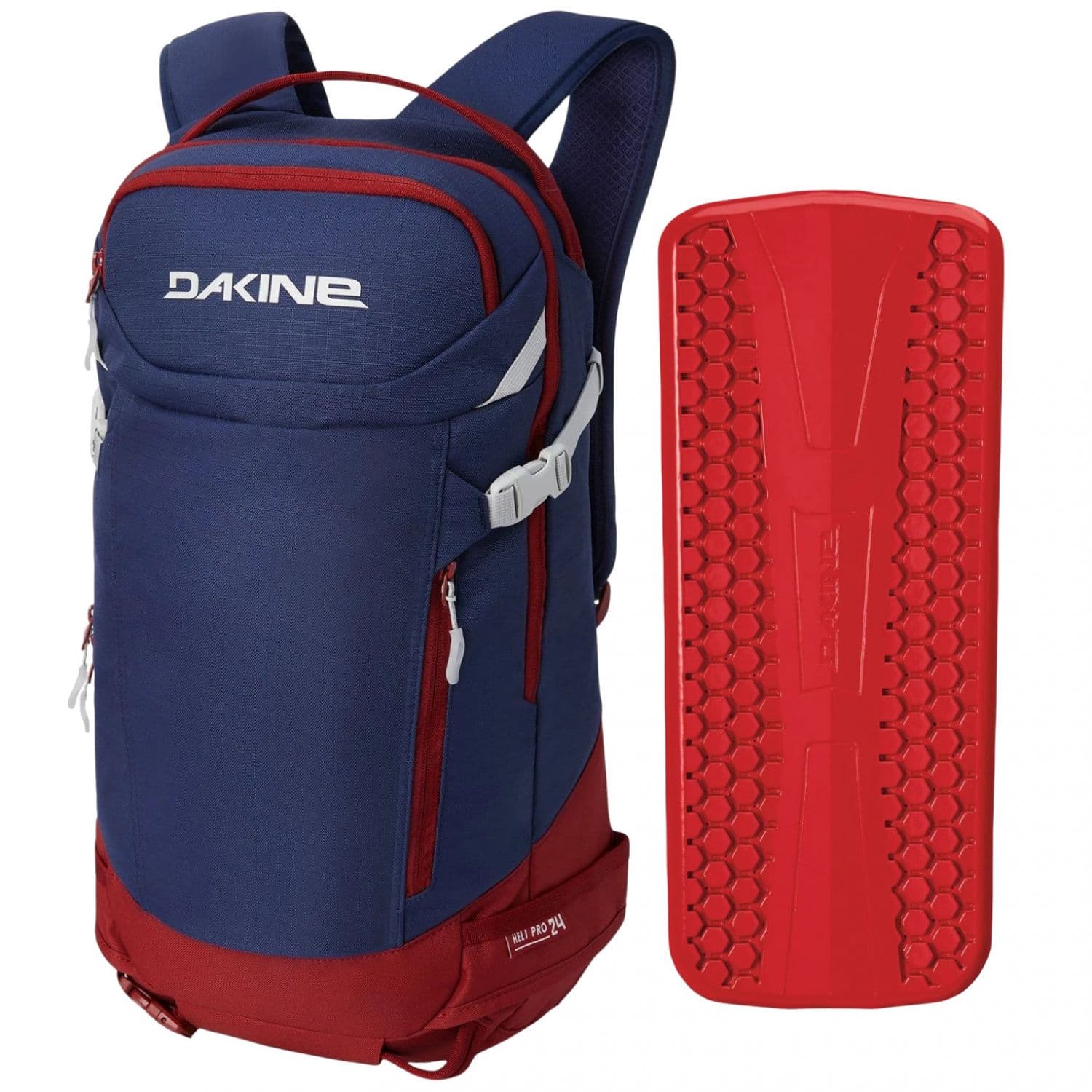 Dakine Heli Pro 24 + Impact Spine Protector, tummansininen