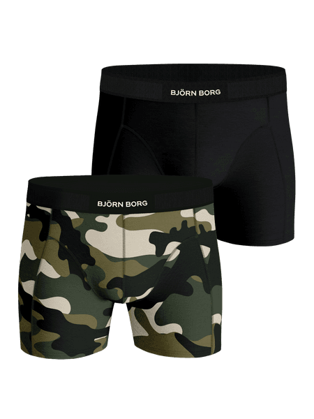 Björn Borg Premium Cotton Stretch Boxer 2-pack Black, M