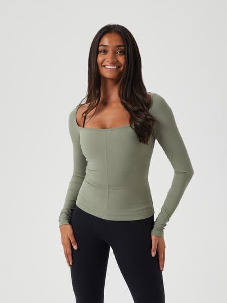Björn Borg Studio Ballerina Long Sleeve Green, XL