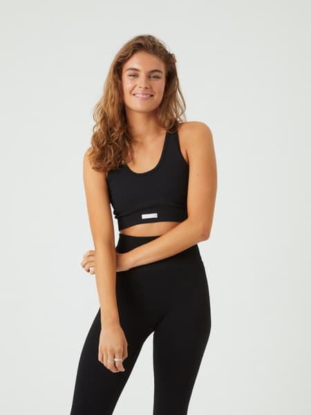 Björn Borg Studio Low Seamless Bra Black, SM