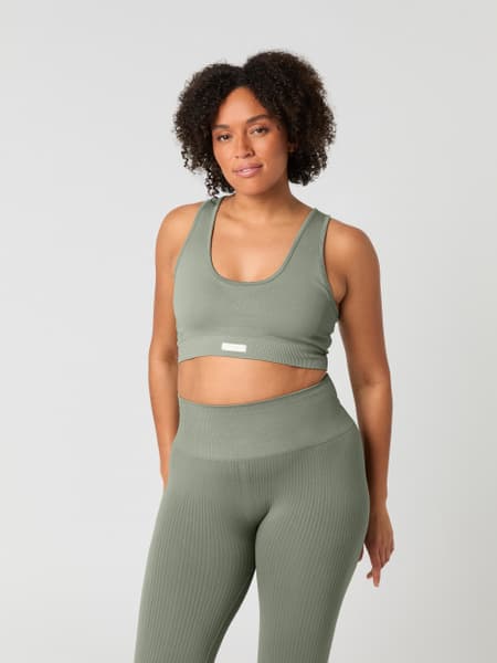 Björn Borg Studio Low Seamless Bra Green, SM